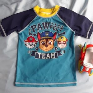 Paw Patrol Swim Rashguard Top